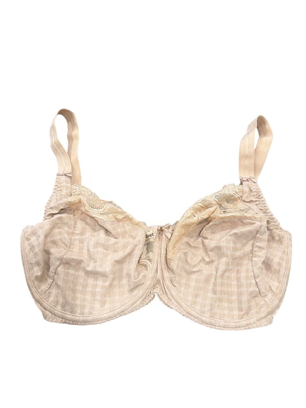 PrimaDonna Madison Full Cup Bra Beige UK 34H FR 90H EU 75 Underwire Lace Trim